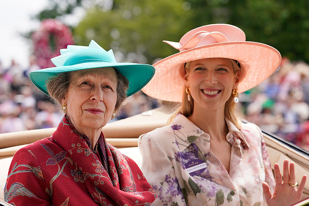 File Photo : Princess Anne and Gabriella Kingston |